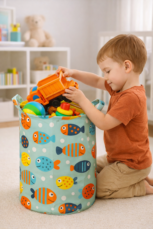 ToyBox Calm — El Cesto que Devuelve el Orden en 2 Minutos